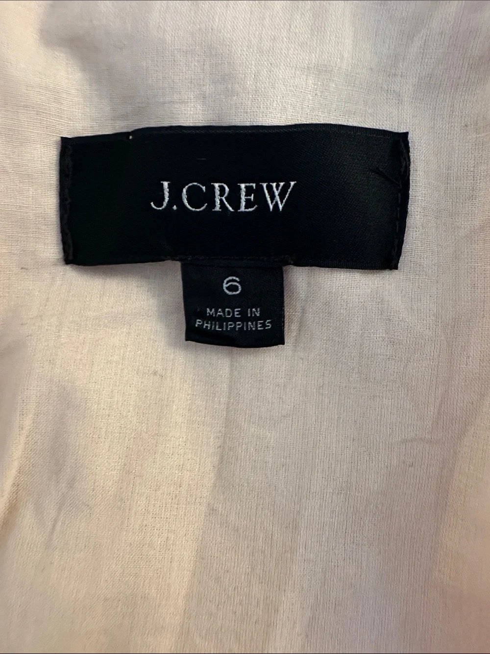 J.‎ Crew Cream Cotton Blend Business Career Minimalist Coastal Classic Blazer